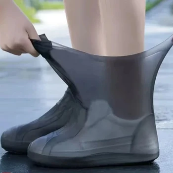 Waterproof Shoes Covers Reusable Non-slip Rain Boots Rubber Rain Boot Covers for Outdoor Use Gear Household Merchandises Home