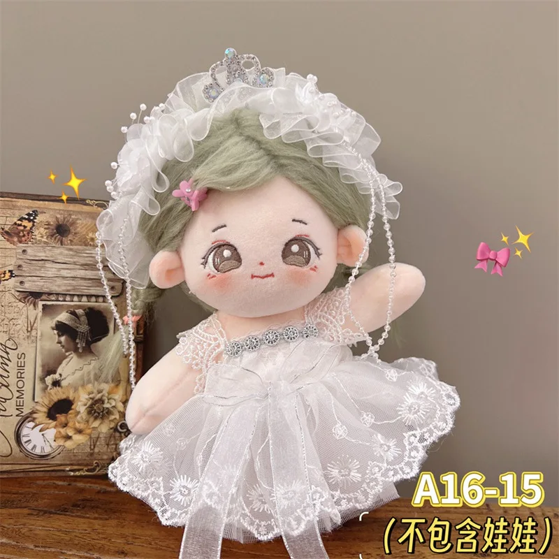 thumbnail image 1 of Ropa de muñeca para 20cm, traje de muñeca de algodón Idol, accesorios, Onesie de conejito, uniforme Jk, ropa de falda, regalo de colección DIY sin muñeca, 1 of 5