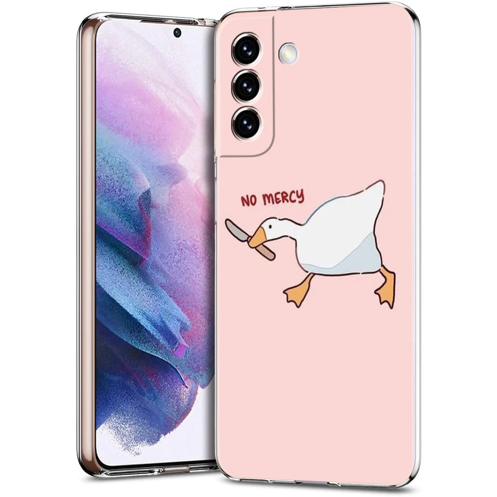 Goose Game Cartoon Transparent TPU Phone Case