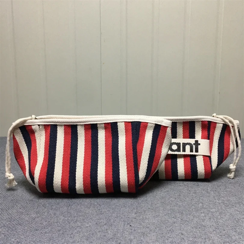 2024 Fashion Canvas Wristlet Makeup Cosmetic Bag Ladies Make Up Zip Pouch For Women Cotton Portable Makeup Box Bag Organizer