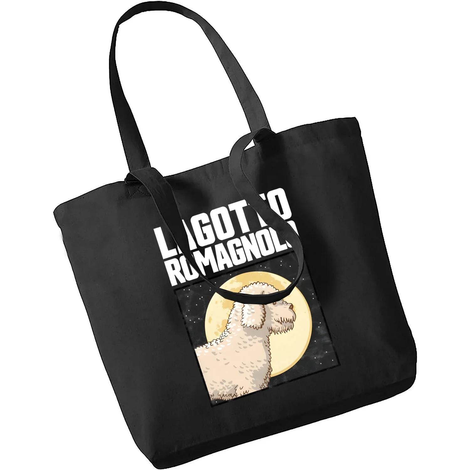 Life Is Better With Lagotto Romagnolo Dog Italian Breed Big Canvas Bag Donna Casual Totebag Pattern Printed Canvas Handbag