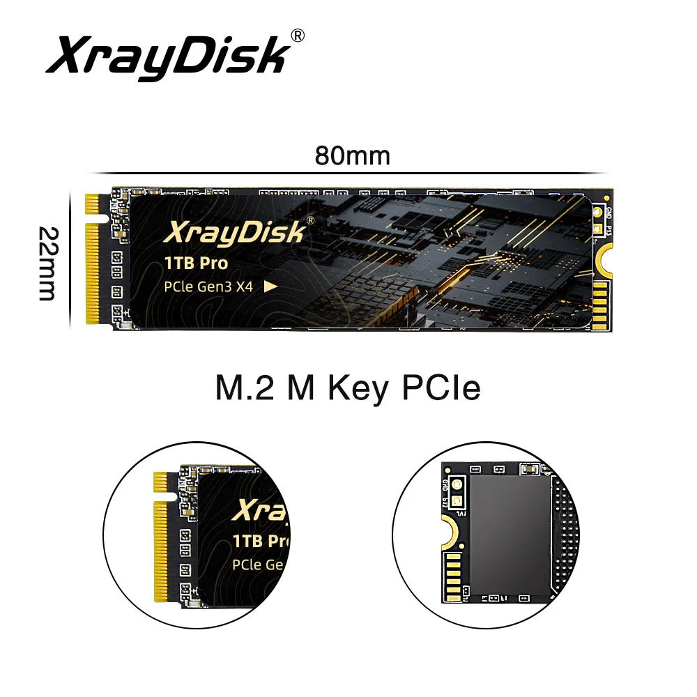 Xraydisk m2 Nvme Ssd Alta Velocidade 1tb 2tb M.2 Pcie Nvme Disco de Estado Sólido Disco Rígido para Laptop e Desktop - Imagem 6