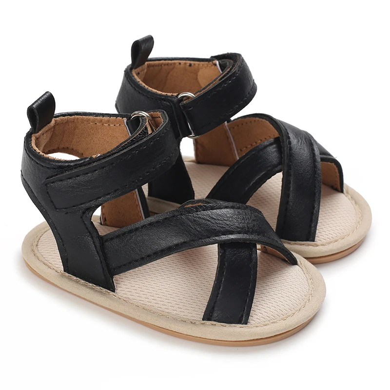 Baby Girl Black Sandals 2