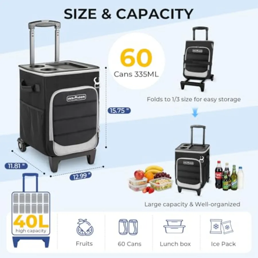 60-Can Rolling Cooler 2