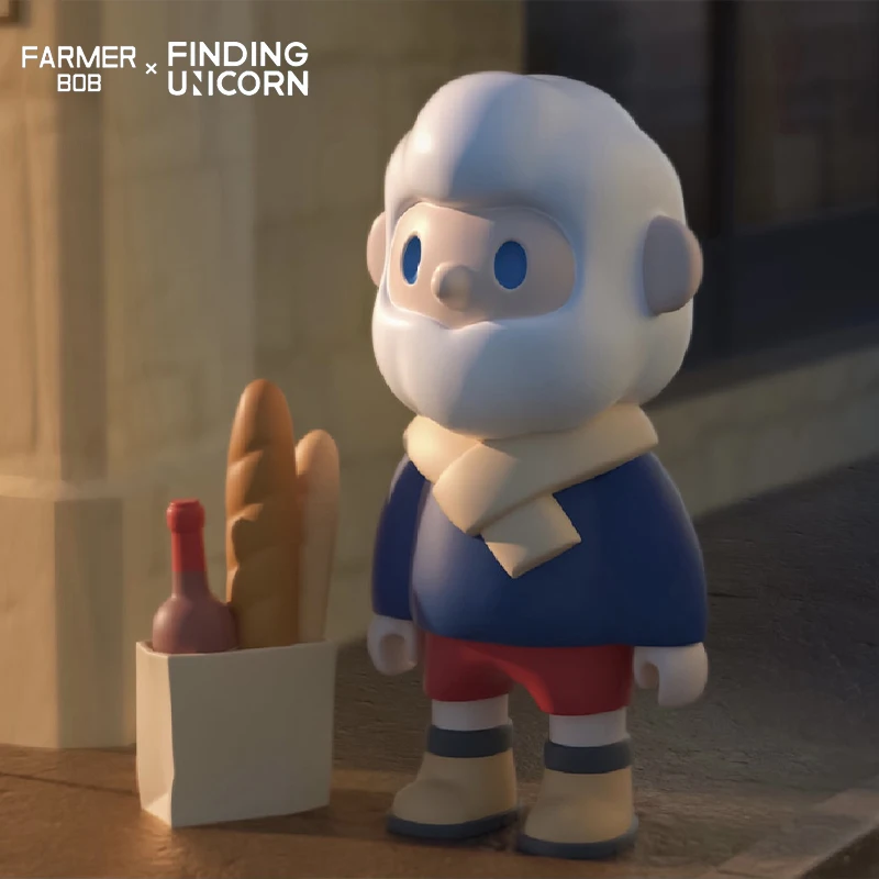 Original Finding Unicorn WHAT THE FARMER BOB Travel Around