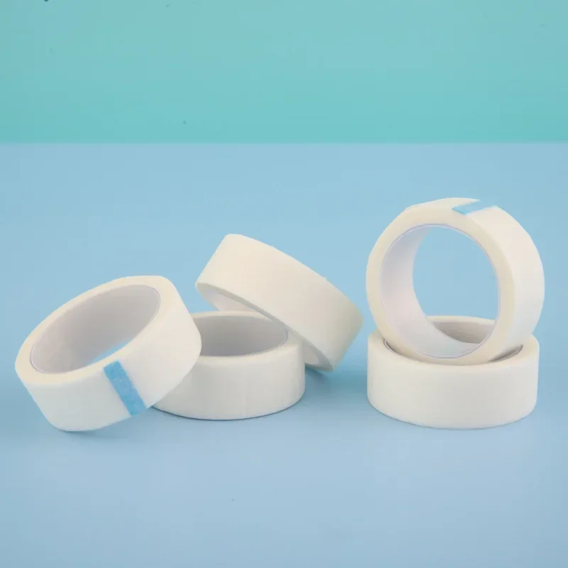 3rolls/lot 1.25cm Children Healing Wound Strips Care PE Adhesive Plasters Bandages Transparent  Curved Tape Band Aids Patches