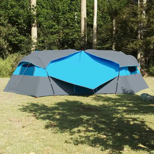 Large Camping Tent Waterproof Windproof Sun Protection Family Tent Oversized 2 Rooms 1 Living Room 520 x 520 x 190 cm 1