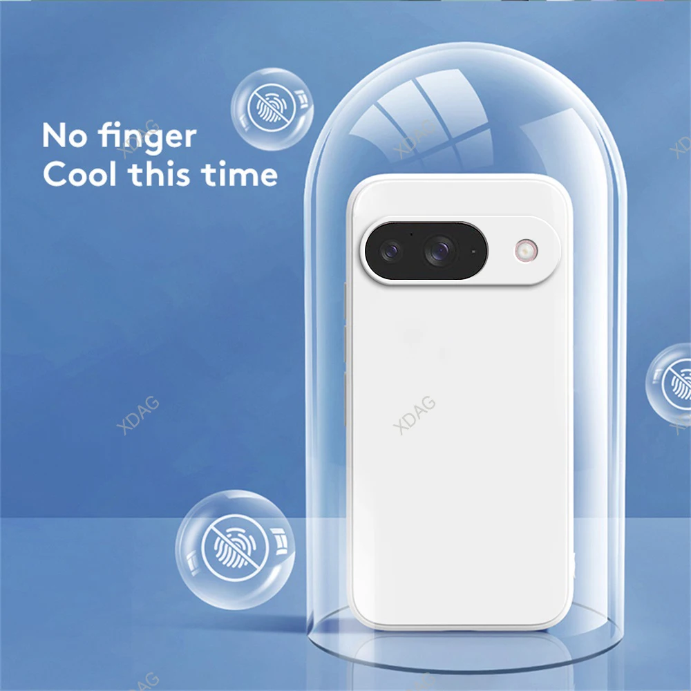 Premium Silicone Camera Protection Phone Case - Classic Half-Wrapped Design
