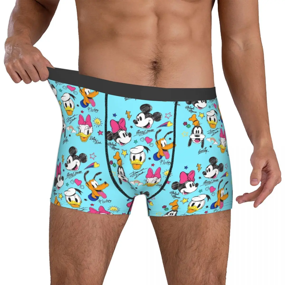 Boxer Homme Disney Personnages Amusants - Confort Garanti