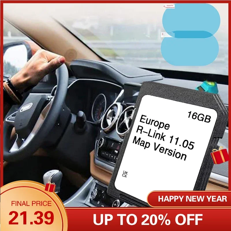 Per Renault Megane Laguna Kangoo Carminat R-Link 11.05 Sd Card Sat Nav 16Gb Europa Uk 2023 Map Navigazione Stradale Gps Spedizione Gratuita