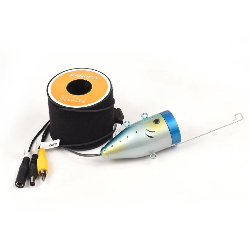 Underwater Fishing Camera 12 IR LED Lights IP68 Waterproof Fishing Camera with 15M/30M/50M Cable for Fish Finder 1200TVL Pixels