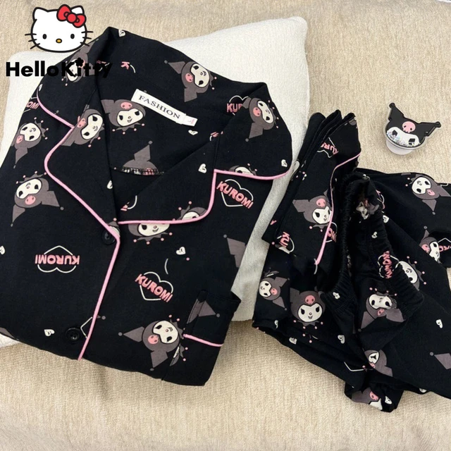 Sanurgente-Pyjama Hello Kitty pour Femme et Fille, Vêtements de Nuit Chauds  et Décontractés, Chemise de Nuit Dessin Animé, Cadeaux d'Anniversaire,  Hiver 2023 - AliExpress