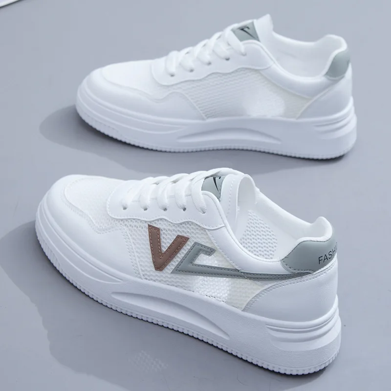 Women Shoes 2022 New Fashion Breathable White Nonslip Shoes Woman