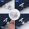 5/10/20Pcs Button Pins for Loose Jeans No Sew Instant Replacement Snap Tack Pant Button Adjustable Metal Pants Button Tightener 5