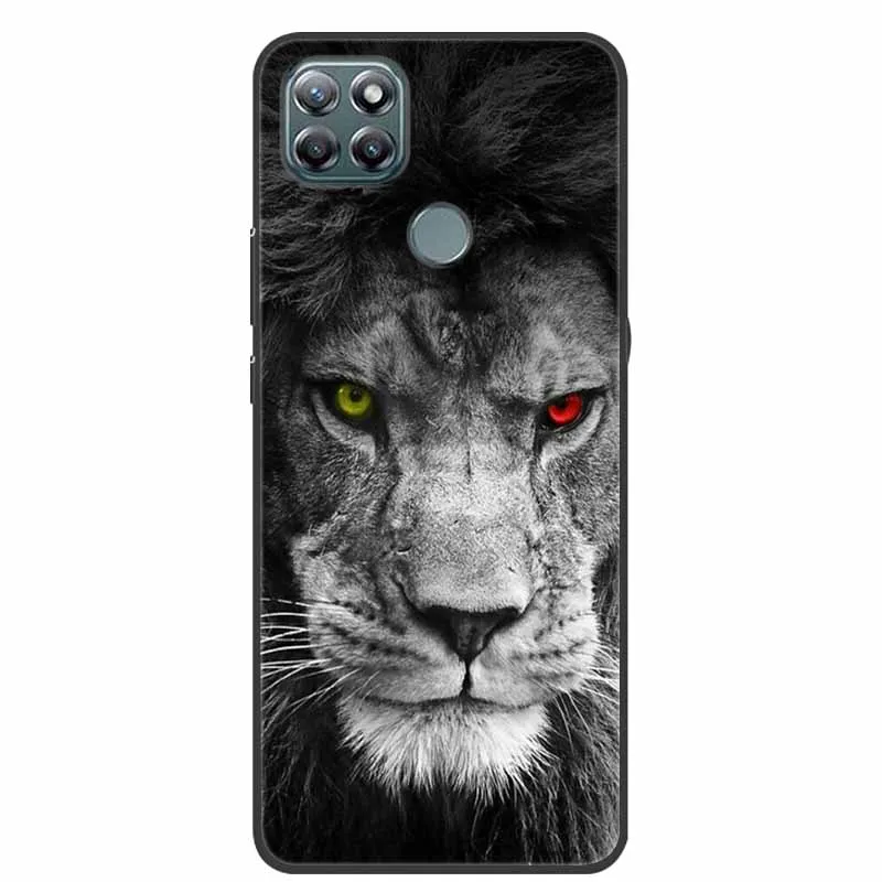 Lenovo K12 Pro Soft Silicone Wolf and Lion TPU Cartoon Phone Case - Lovely Design Protective Cover