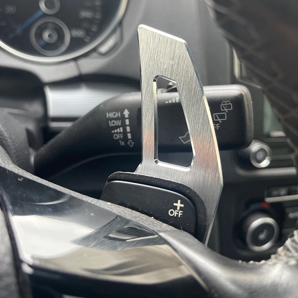 Steering Wheel Covers DSG Paddle Extension Shift Cover For VW Golf 5 6 MK6 GTI R Jetta MK5 Passat B6 B7 CC Polo Sharan Tiguan Seat Leon