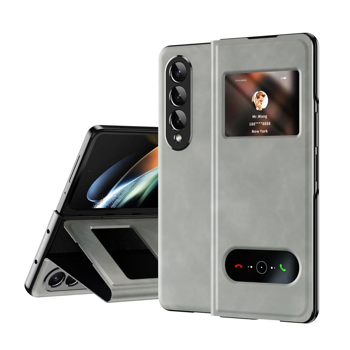 

Samsung Galaxy Z Fold 3 protective cover magnet flip White