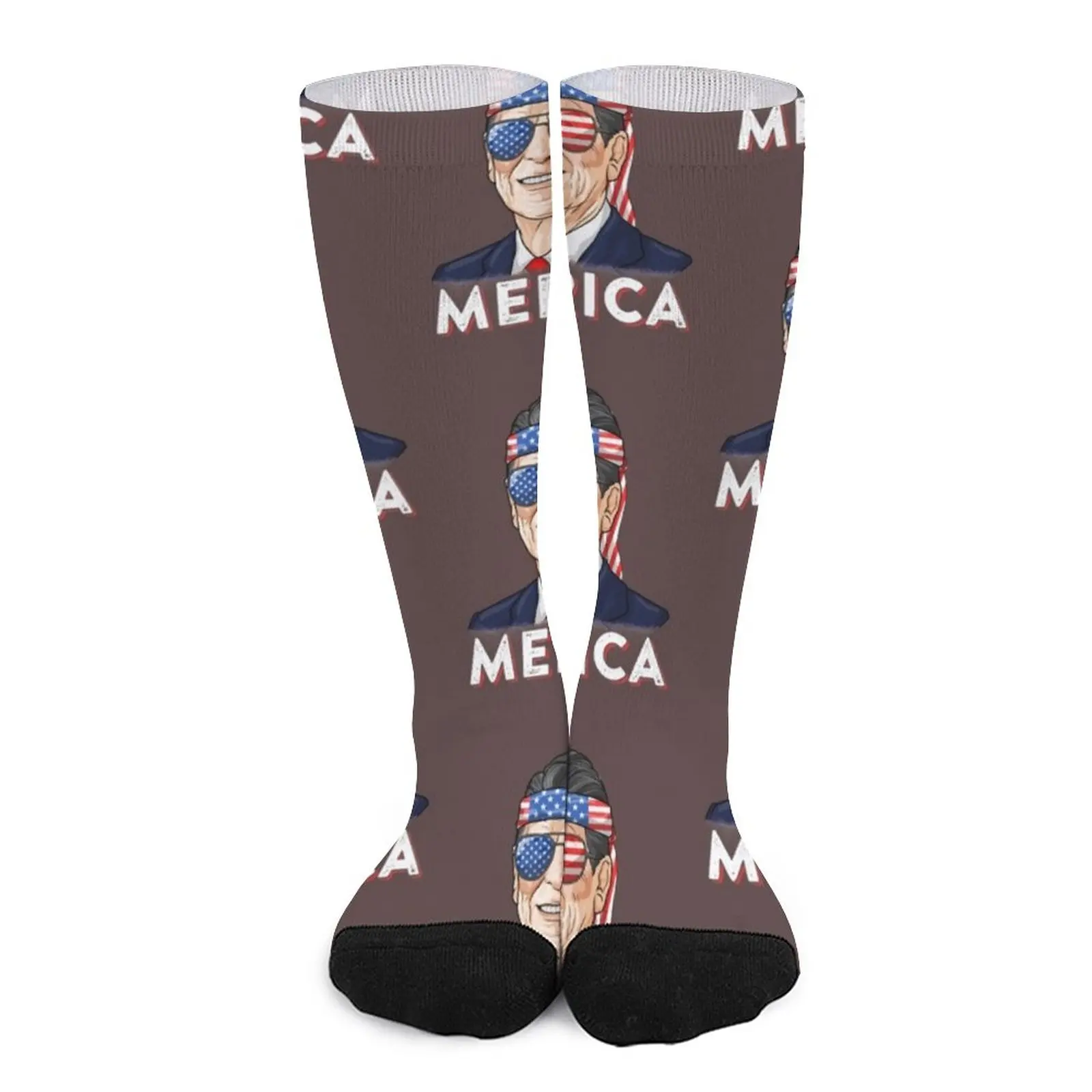 Reagan Ronald US Merica USA President Conservative Socks hockey Thermal socks man winter Stockings man