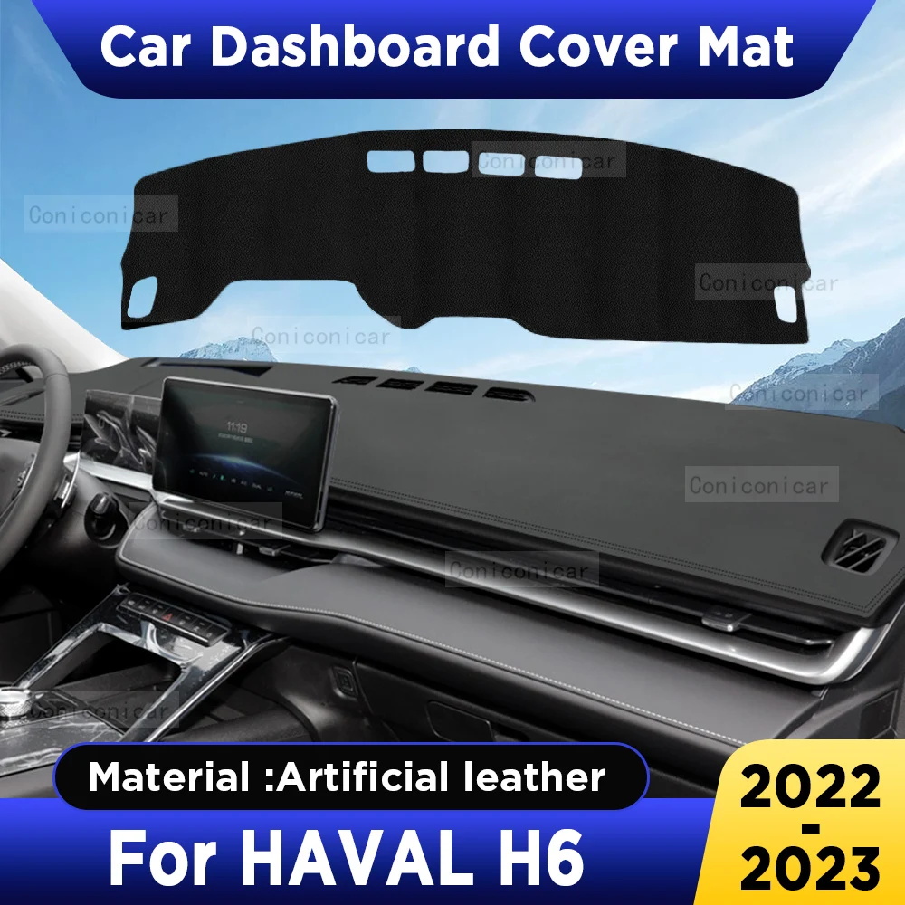 For HAVAL H6 2022 2023 Car Dashboard Cover Mat Dash Board Sun Shade Pad