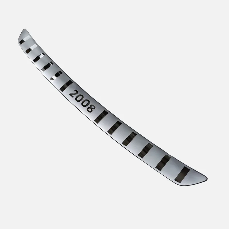 Rear Trunk Bumper Protector Rear Scuff Plate Door Sill for 2008 Peugeot 2014 2015 Car Accessories car accessories car bumper guards car rear corner protection plate
