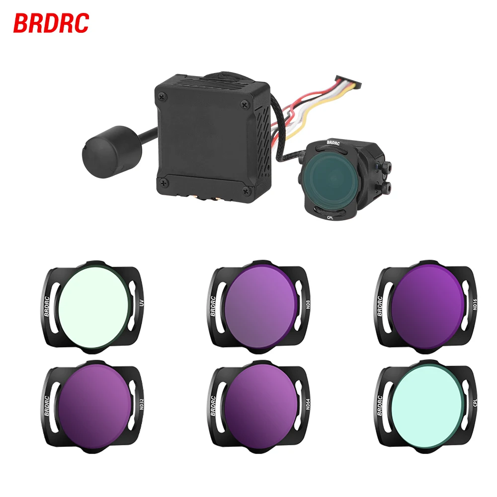 Filtri Brdrc Per Dji O3 Air Unit/Avata Uv Cpl Nd 8/16/32/64 Cpl Polarizzatore Obiettivo Della Fotocamera Vetro Ottico Per Accessorio Da Corsa Drone