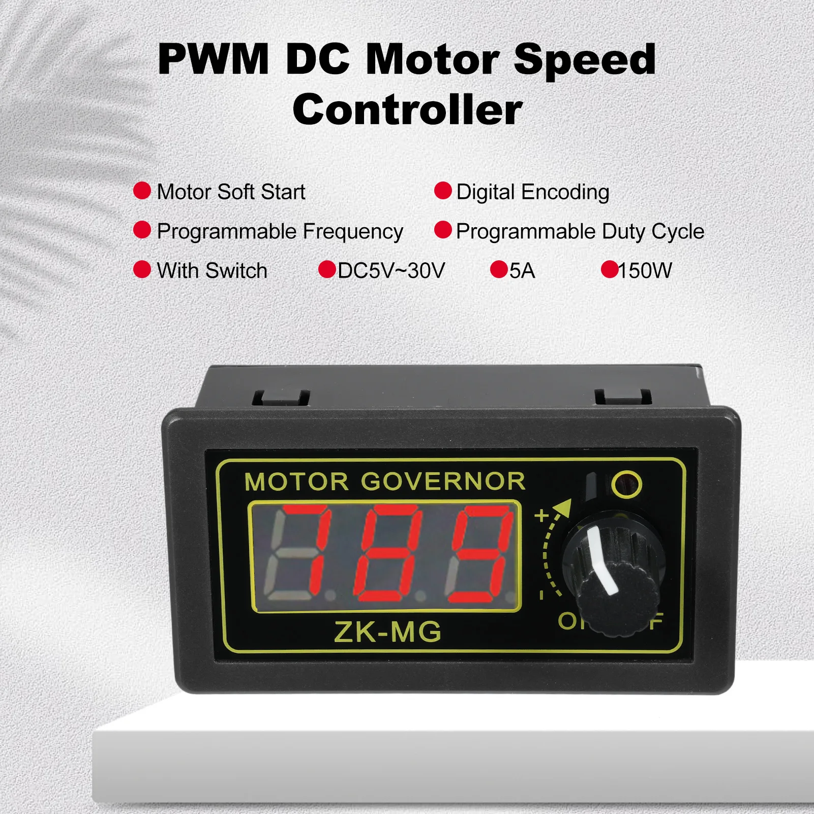 PWM DC Motor Speed Controller Switch PWM Motor Driver DC 5-30V 150W Adjustable Speed Regulator with Variable Rotary Switch dc motor speed controller motor speed controller