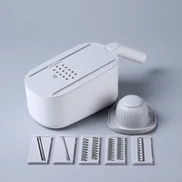Coupe-légumes multifonctionnel avec panier de drainage pour légumes et fruits, outil de découpe et de lavage pour la cuisine 6