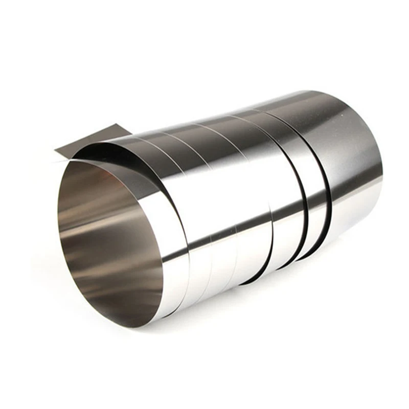 Foglio Di Acciaio Inossidabile 304 – Largo 100 Mm, Lungo 1 Metro, Spessore Da 0,01 A 0,3 Mm