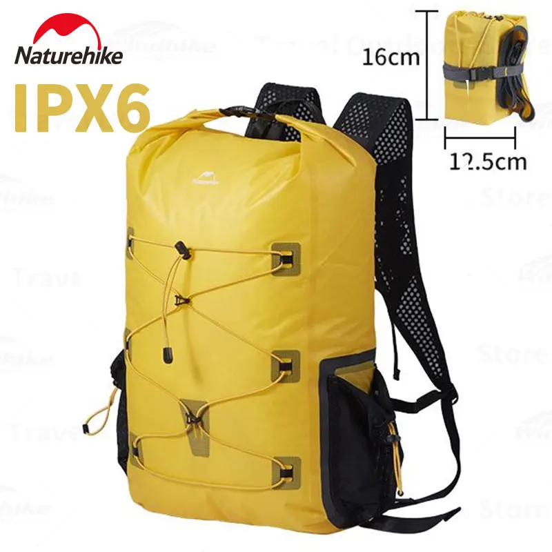 

Naturehike Outdoor River Tracing Trekking Backpack IPX6 Waterproof Bag For Fishing Ultralight Tactical Backpack 25L Camping Bag