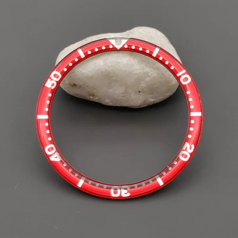 Flat Resin Aluminium Watch Bezel Insert