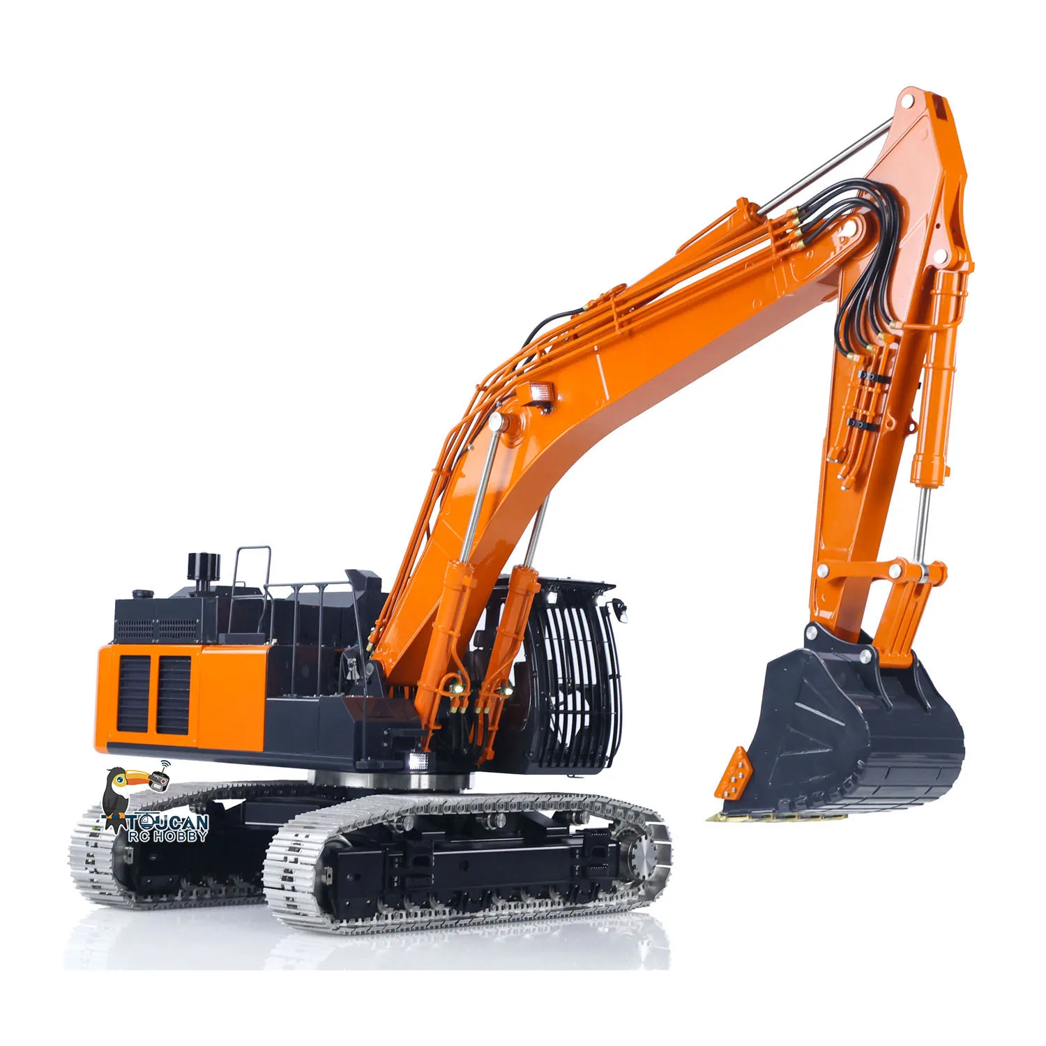 オイベックページ New 1/14 LESU 490 Aoue ZX490 Hydraulic RC Excavator Metal RC