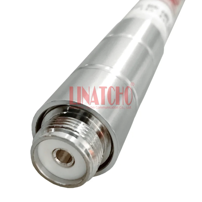 144/430MHz VHF UHF Dual Band Two Way Radio Repeater Distribution Fiberglass Whip Antenna SO239 Female