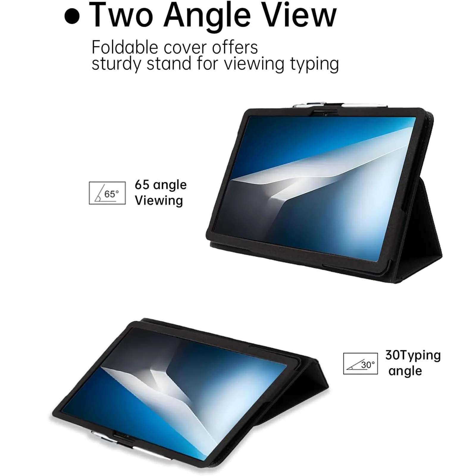 Premium Shockproof Tablet Case with Kickstand Function - PU Leather Protection
