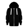 Kids Zip Up Hoodies Autumn Solid Color Drawstring Boys Girls Sweatshirt Pocket Long Sleeve Casual Tops Children's Clothing 1