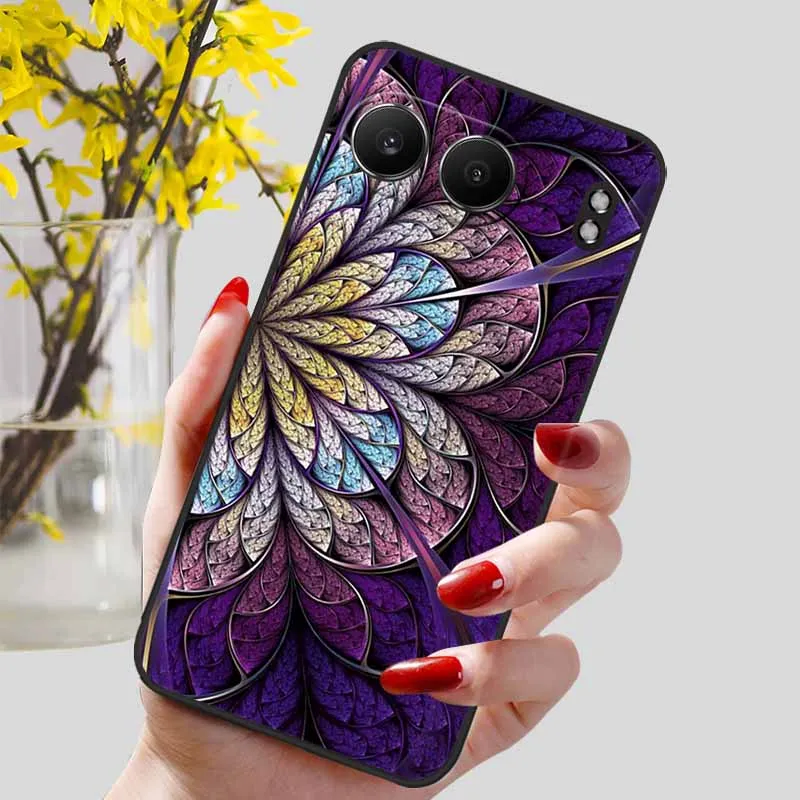 Elegant Black Marble TPU Soft Phone Cover - Fashionable Silicon Back Protector