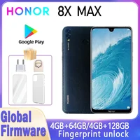 HONOR 8X MAX Smartphone Global firmware 7.12 inches 5000mAh CPU Snapdragon 660 Dual SIM Leather back cover used phoneused phone 1