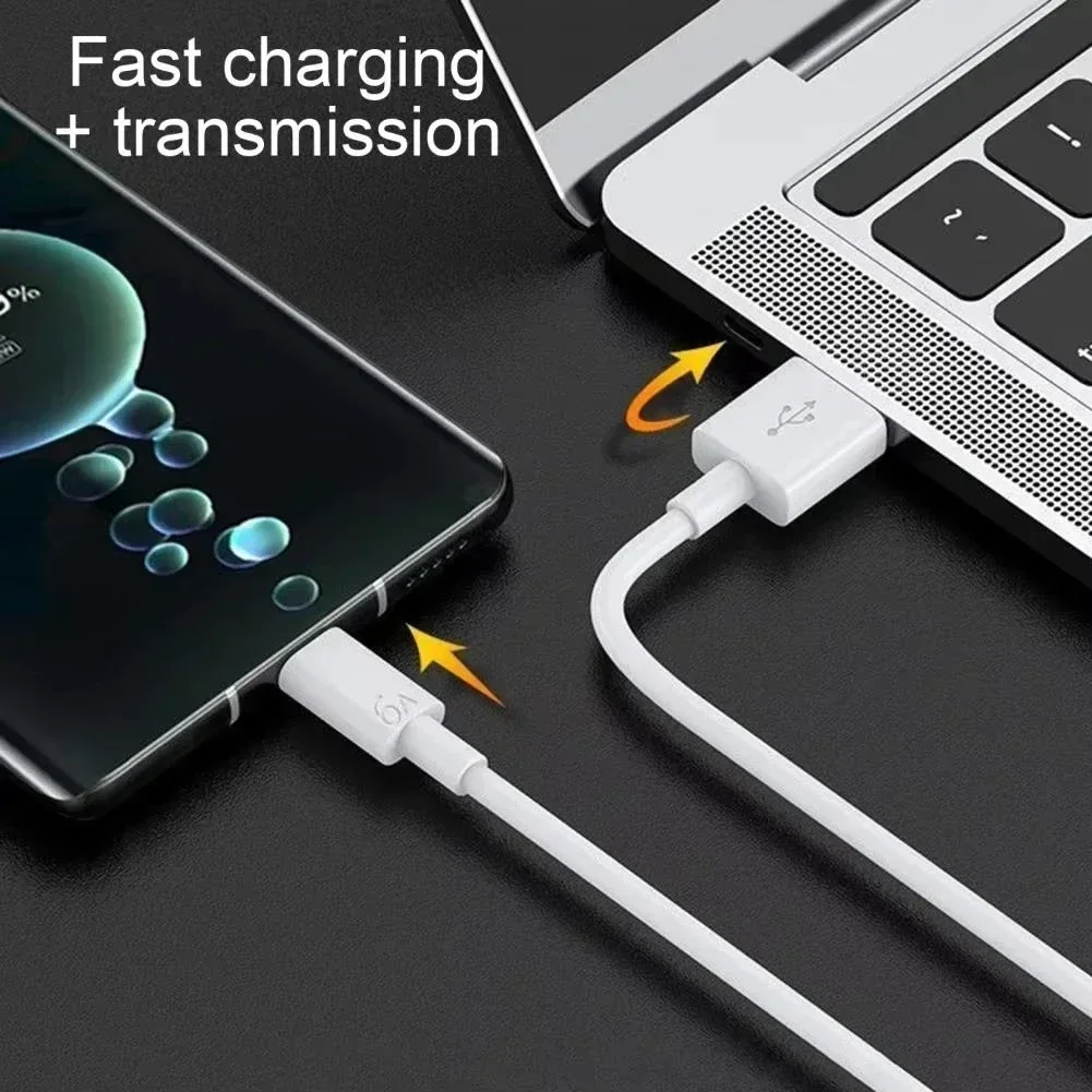 100W USB Cable For Xiaomi Redmi Samsung Huawei Type C to Type C USB Charge Fast Charging Data Cable Phone Charger Accessories