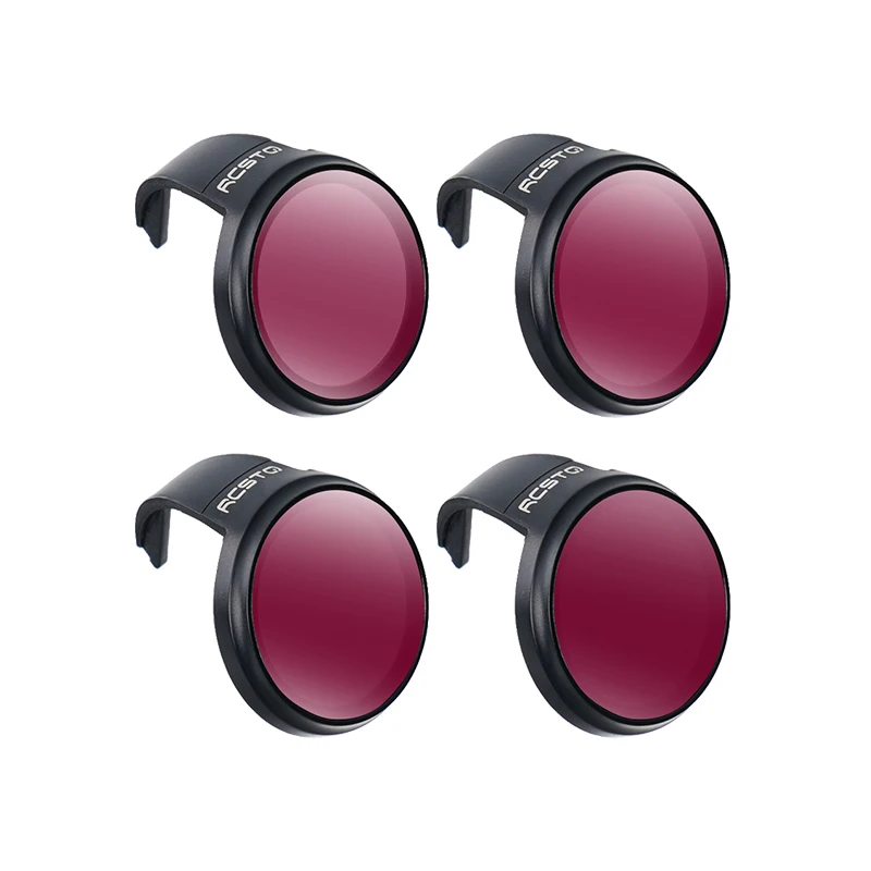 RCSTQ Drone Magnetic Filters Set Bright Day 4 Pack ND8/ND16/ND32/ND64 ND Filter