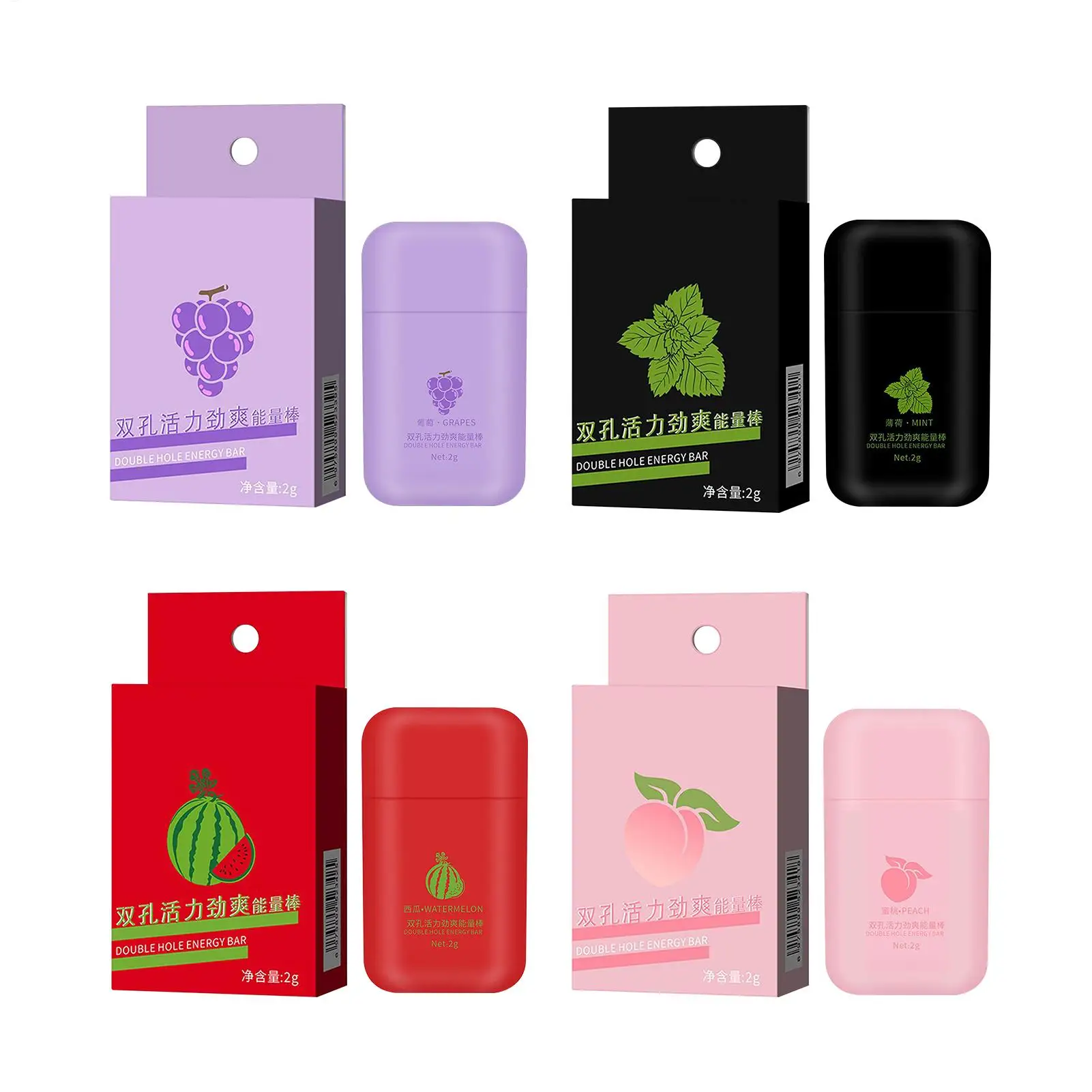 Double-Hole Tube Nasal Inhaler Stick For Energetic Inhaling Nasal Inhaler With Refreshing Sensation For Studying & Overtime Work