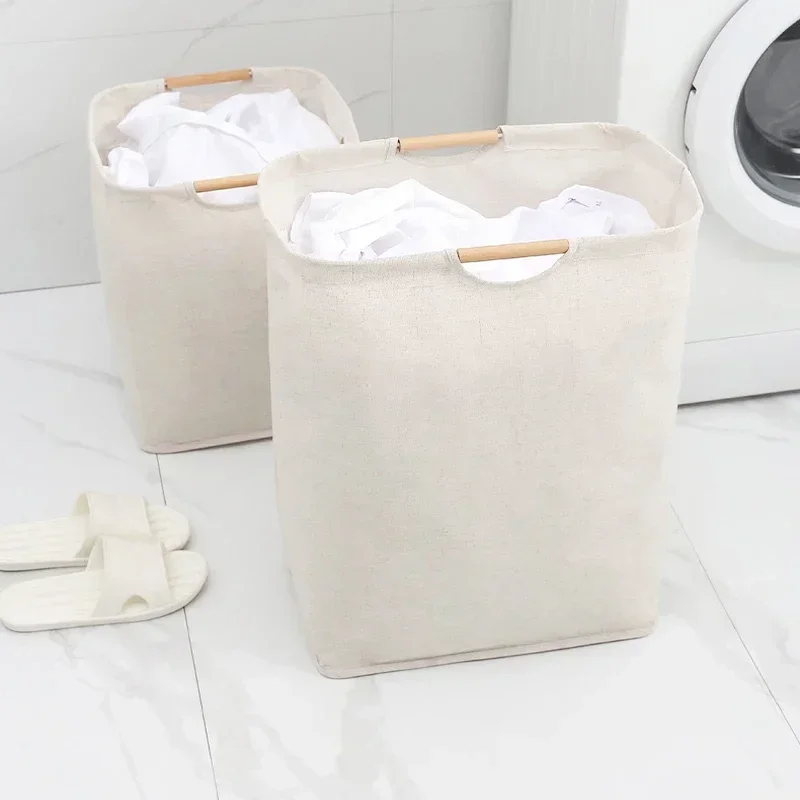 Large Capacity Dirty Laundry Basket Nordic Dirty Clothes Storage Linen Foldable Sundries Bucket Toy Organizer Panier Linge