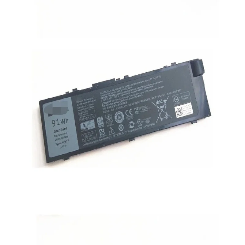 

Reemplazo De La Celda De Batería Del Ordenador Portátil 91Wh Para Dell Precision 7510 7520 7710 MFKVP 1G9VM 451-BBSB 451-BBSE
