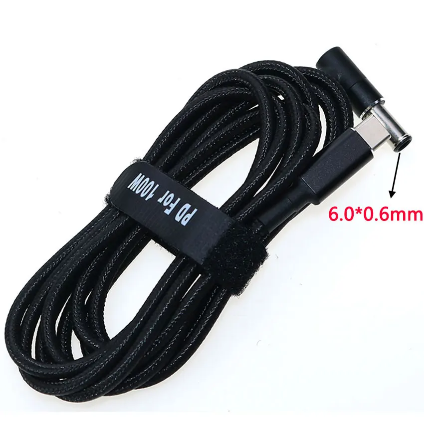 Versatile USB-C to Multi-Size DC Male Plug Converter Charging Cable
