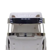 Tamiya LESU Tractor Metal LED Sun Visor Lamp Light for Tamiya 1/14 RC Tractor Truck Scania 56368 770s Upgrade Accessories 2