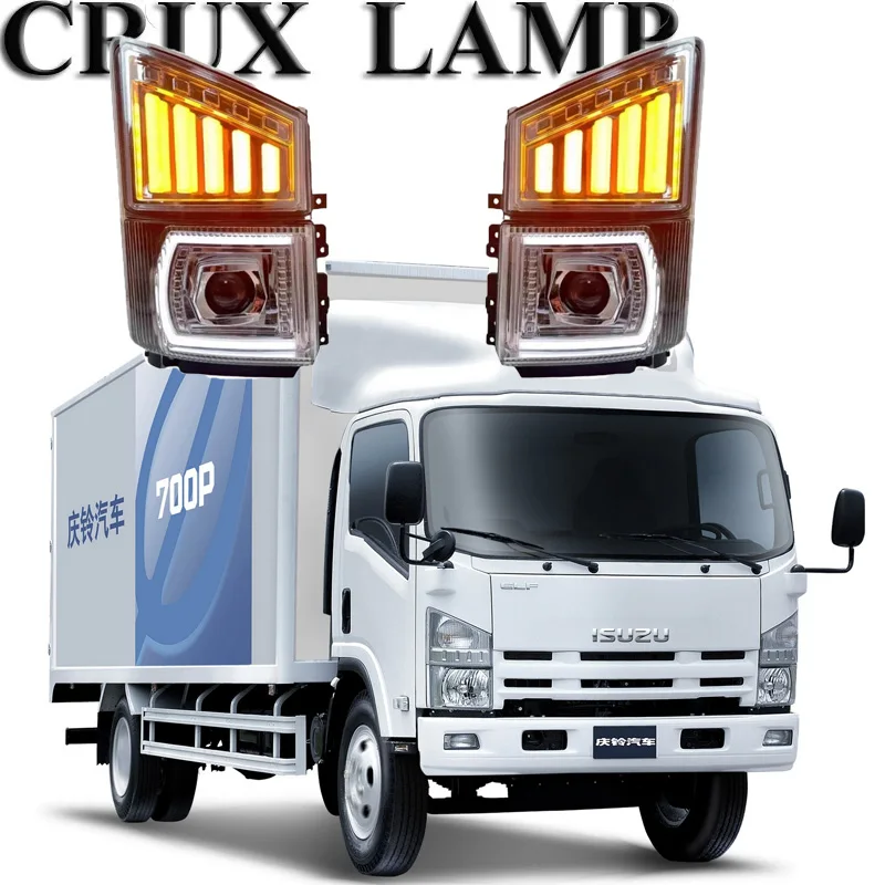 

1 Pair 24V Head Lamp With LENS And Corner Lamp Fit For ISUZU 700P Truck