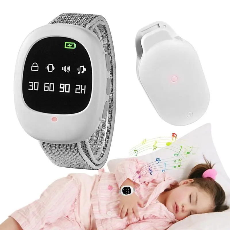 

Bedwetting Alarm For Children Wireless Bedwetting Solution With Timer Rechargeable Battery Powered Sensitive Bed Wetting Alarm