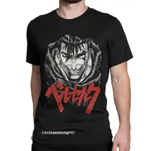 Camiseta de Anime de espadachín para hombre y mujer, Camisa de algodón con cuello redondo, Berserk Guts Gatsu, sacrificio, Zodd, ropa Harajuku