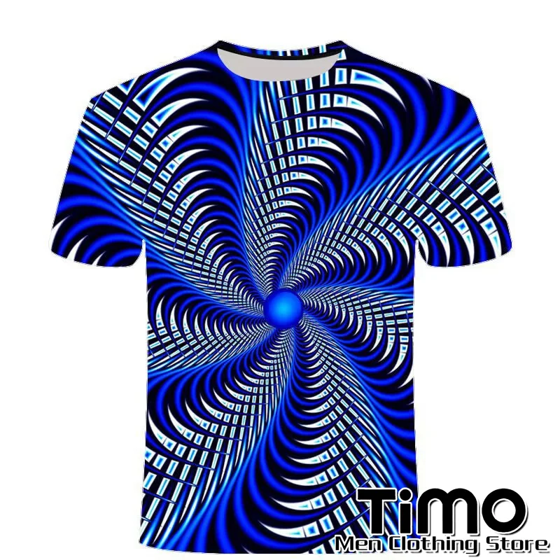 

Men's T-shirt New 3D Printing T-shirt Street Party Fashion Cool Short Sleeve Top Oversized Breathable High Quality Men Clothing
