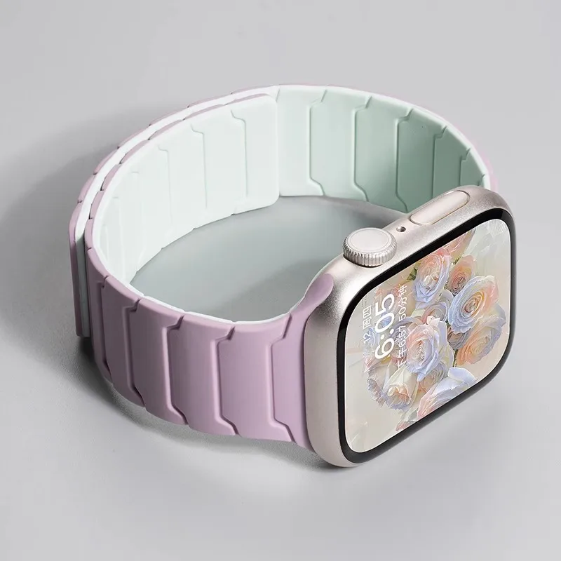 Magnetic Silicone Apple Watch Band Replacement Strap