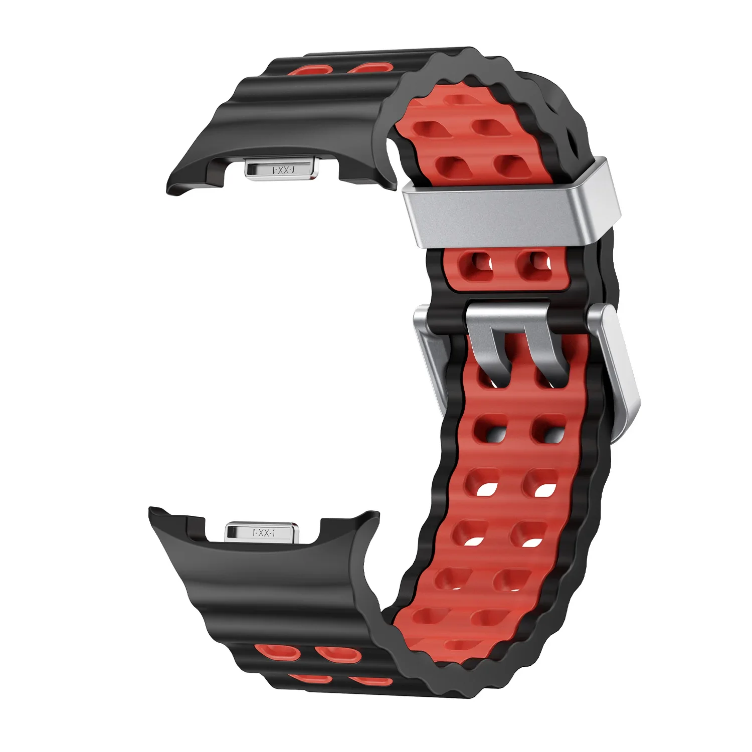 Two-Tone Silicone Sport Band Replacement for Galaxy Watch 8 Classic 46MM