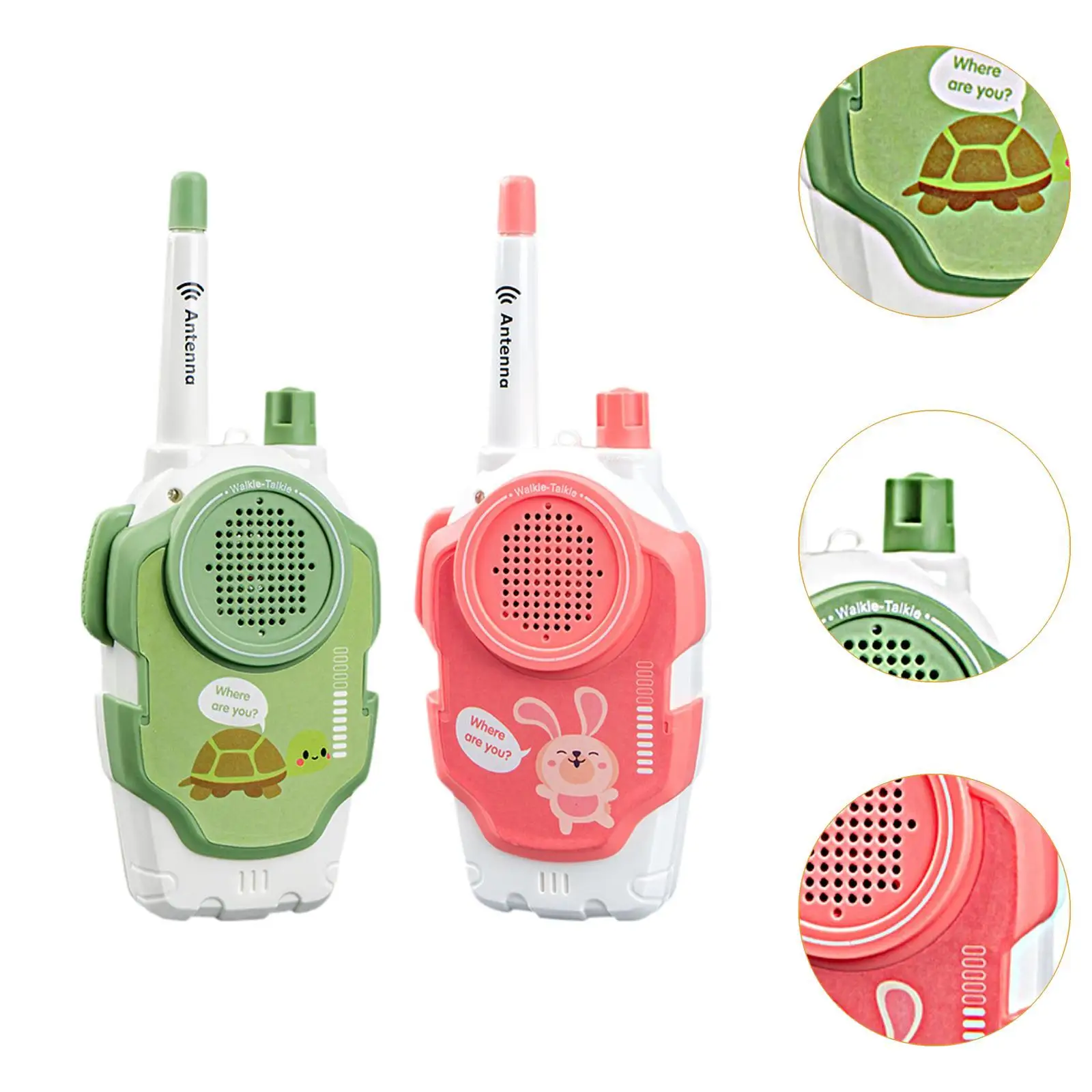 2x 300M Children Walkie Talkies Outside Indoor Toys Walkie Talkie Children 5